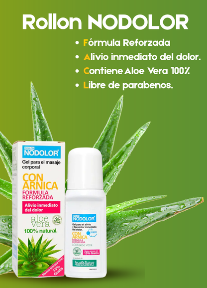NODOLOR® Roll-On con Árnica y Aloe Vera – Fórmula Reforzada