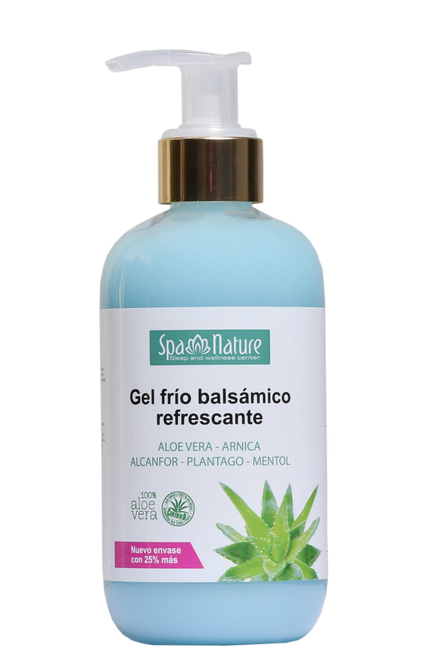 Gel Frío Balsámico Refrescante con Aloe Vera, Árnica y Mentol