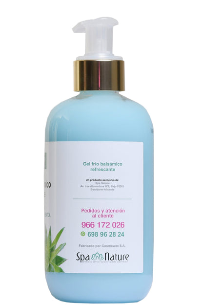 Gel Frío Balsámico Refrescante con Aloe Vera, Árnica y Mentol